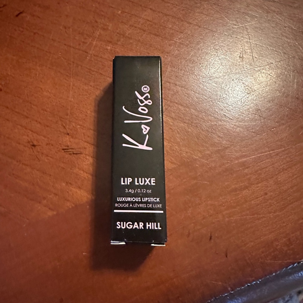 K Voss Lip Luxe Lipstick, unopened, never used in shade Sugar Hill.